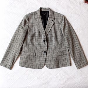Nine West Plaid Blazer